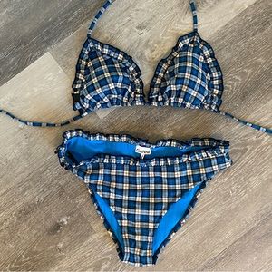 GANNI Gingham Bikini
